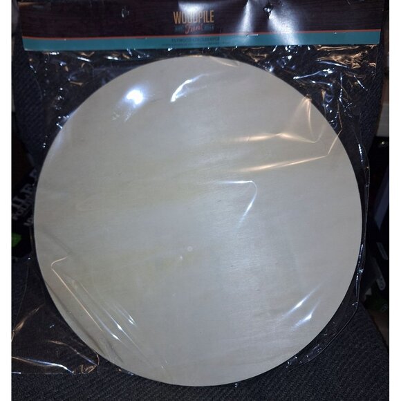 Woodpile Fun! Craft Wood Circle Round Disc 12" Birch Plywood Set of 2 Packages - Picture 2 of 2